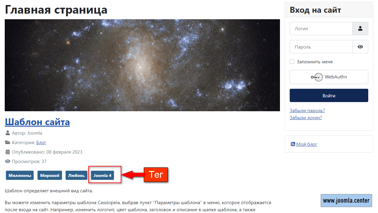 Тег (теговая ссылка)
