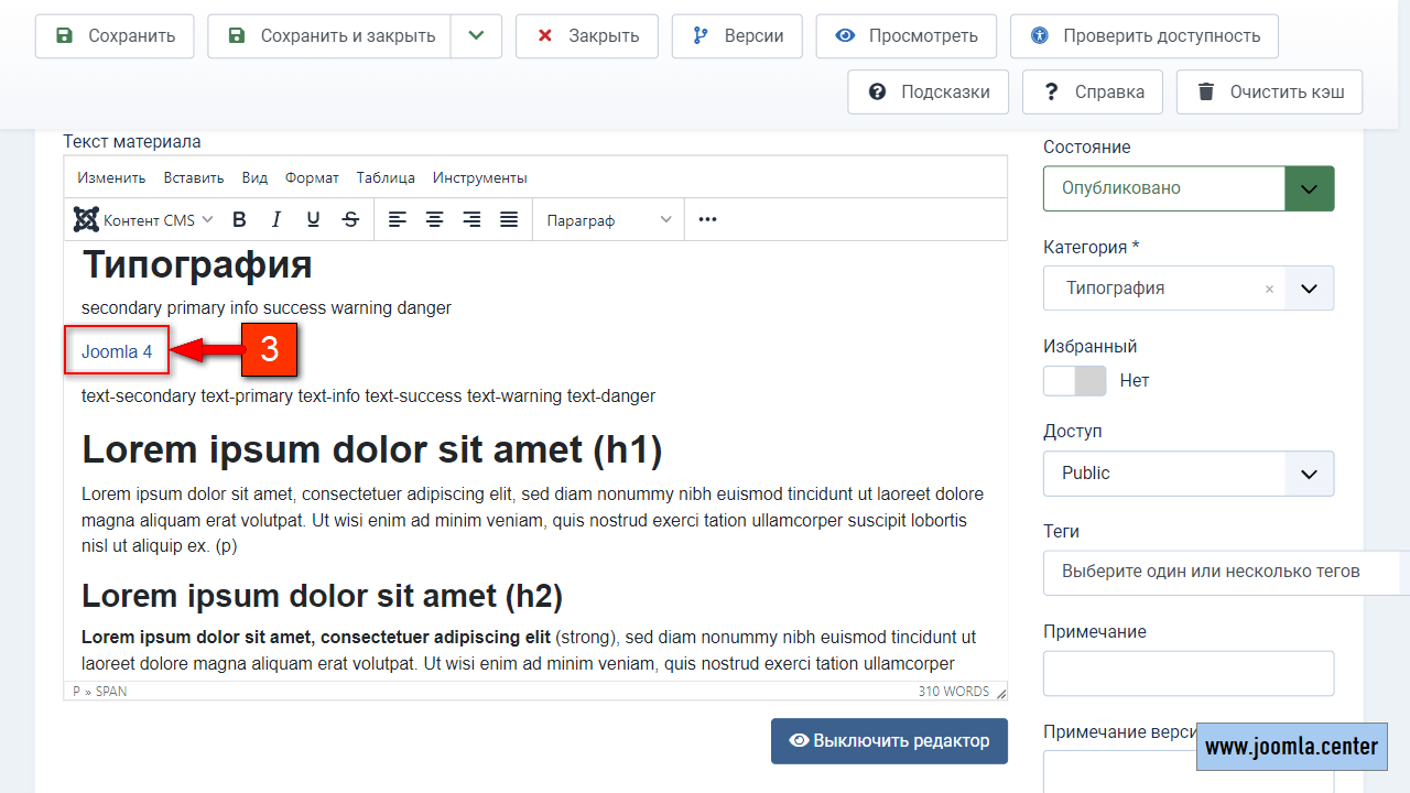 3. Получаем ссылку